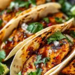 Garlic Butter Honey BBQ Chicken Tacos