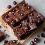 Roasted Chocolate Cherry Brownies