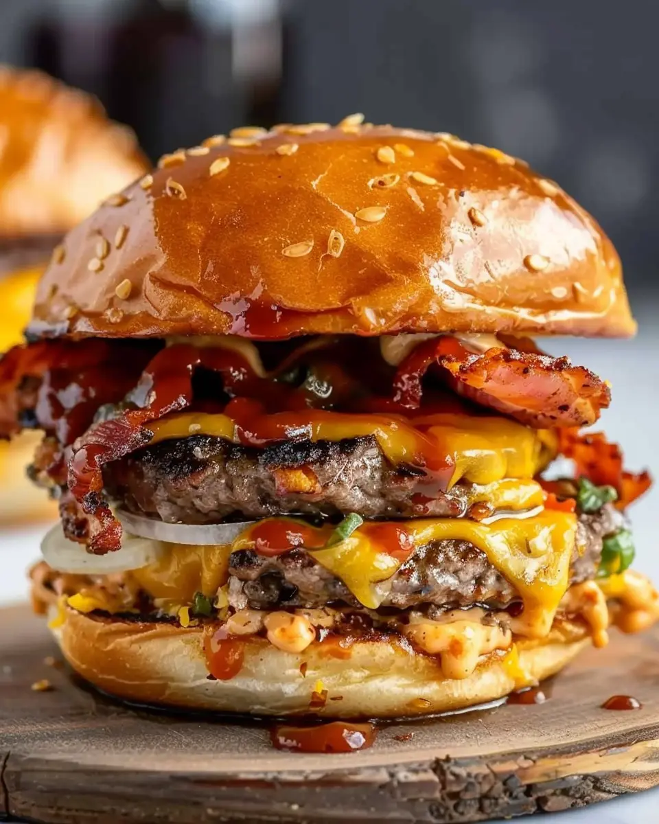 Crack Burger Recipe with Turkey Bacon for an Indulgent Treat