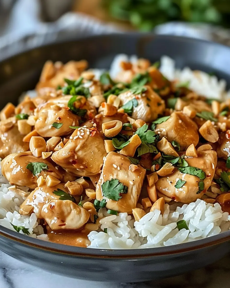 Irresistible Thai Peanut Chicken: Easy Recipe for Comforting Flavor
