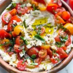 Whipped Feta Bruschetta Dip