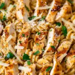 Garlic Parmesan Chicken Pasta