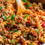 Easy Ground Beef Pasta Skillet