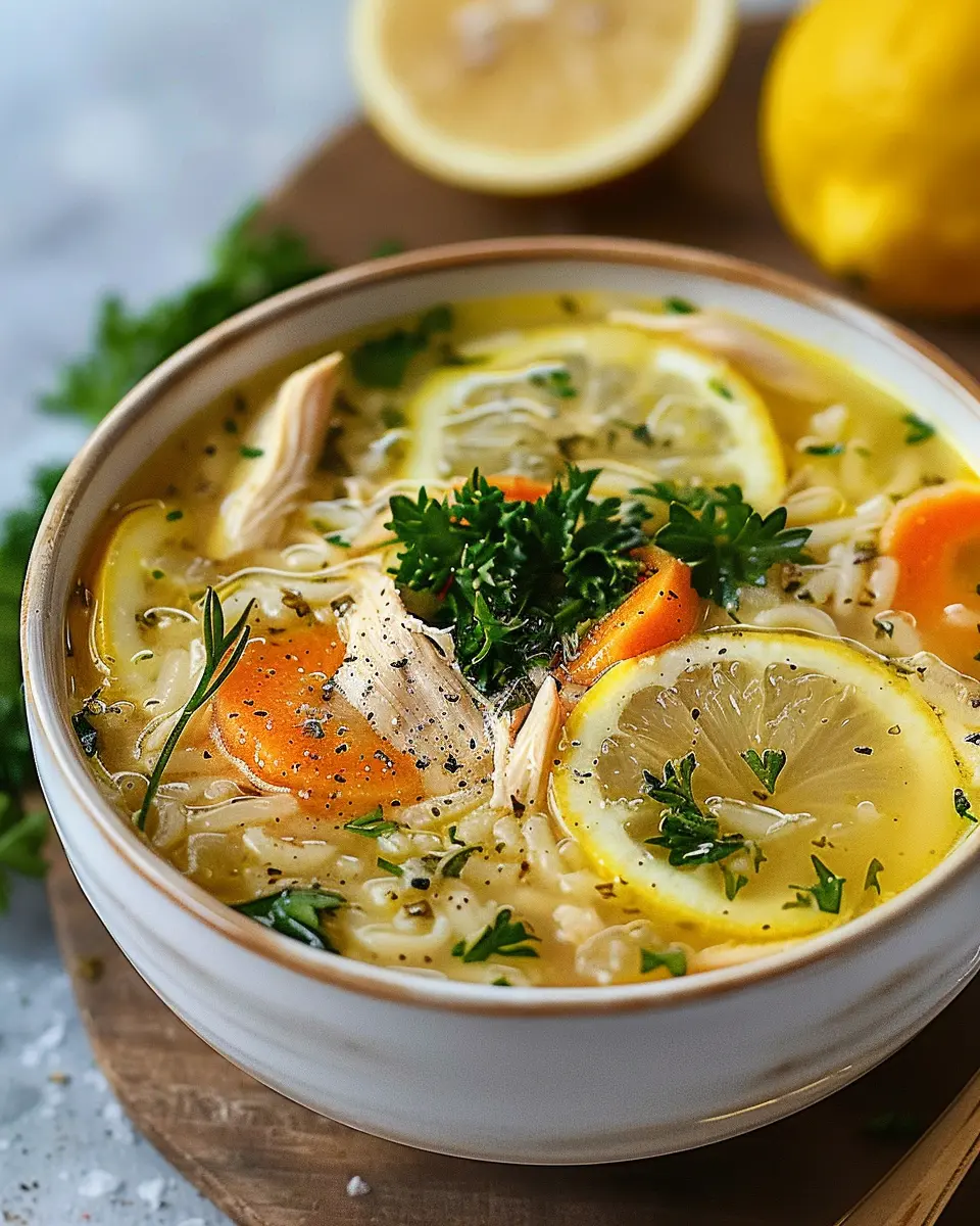 Greek Lemon Chicken Soup: The Best Comfort Food for Cozy Nights