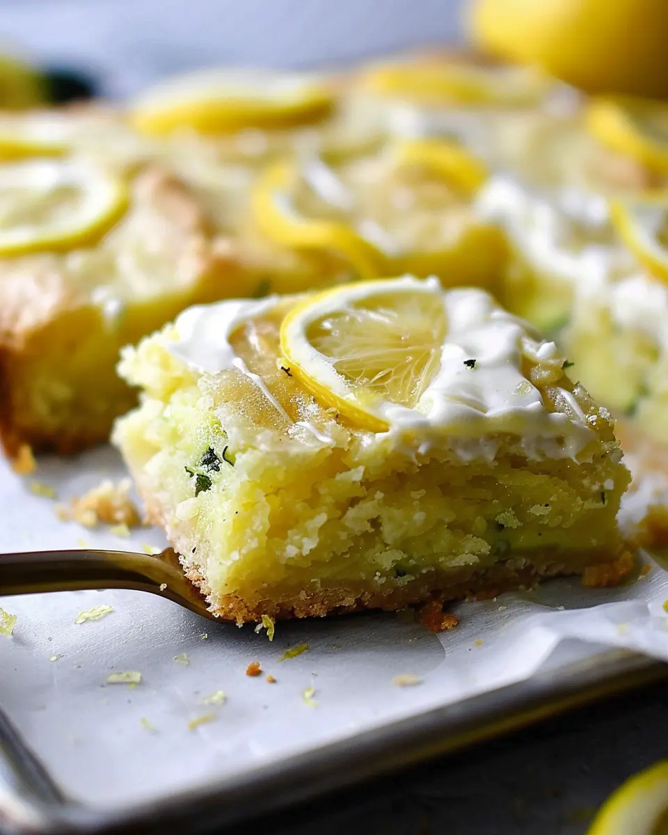 Lemon Zucchini Bars: The Best Indulgent Treat You’ll Love