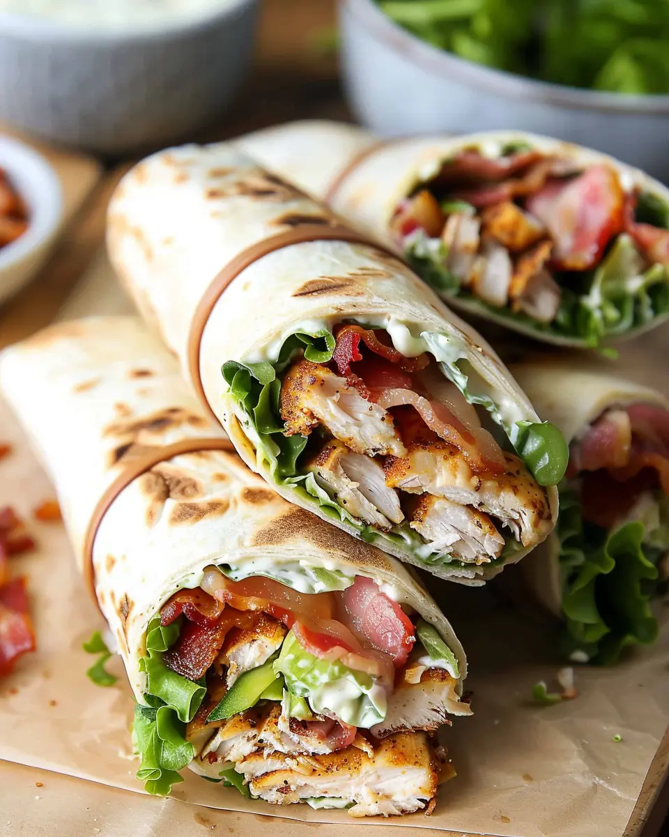 Chicken Bacon Ranch Wraps: Easy Comfort Food for Any Occasion