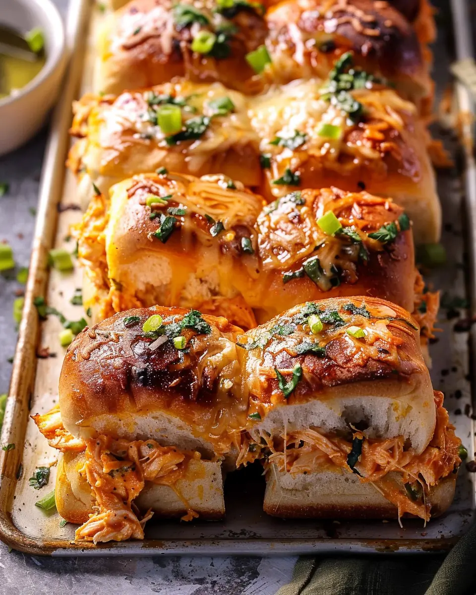 Buffalo chicken dip sliders: Indulgent turkey bacon twist