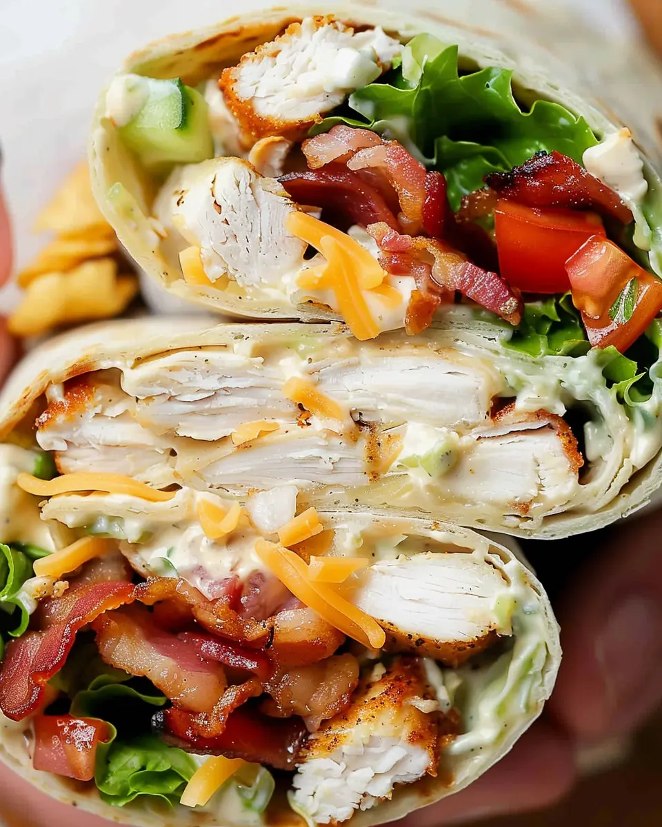 Chicken Bacon Ranch Wrap: Easy Recipe for a Flavorful Meal