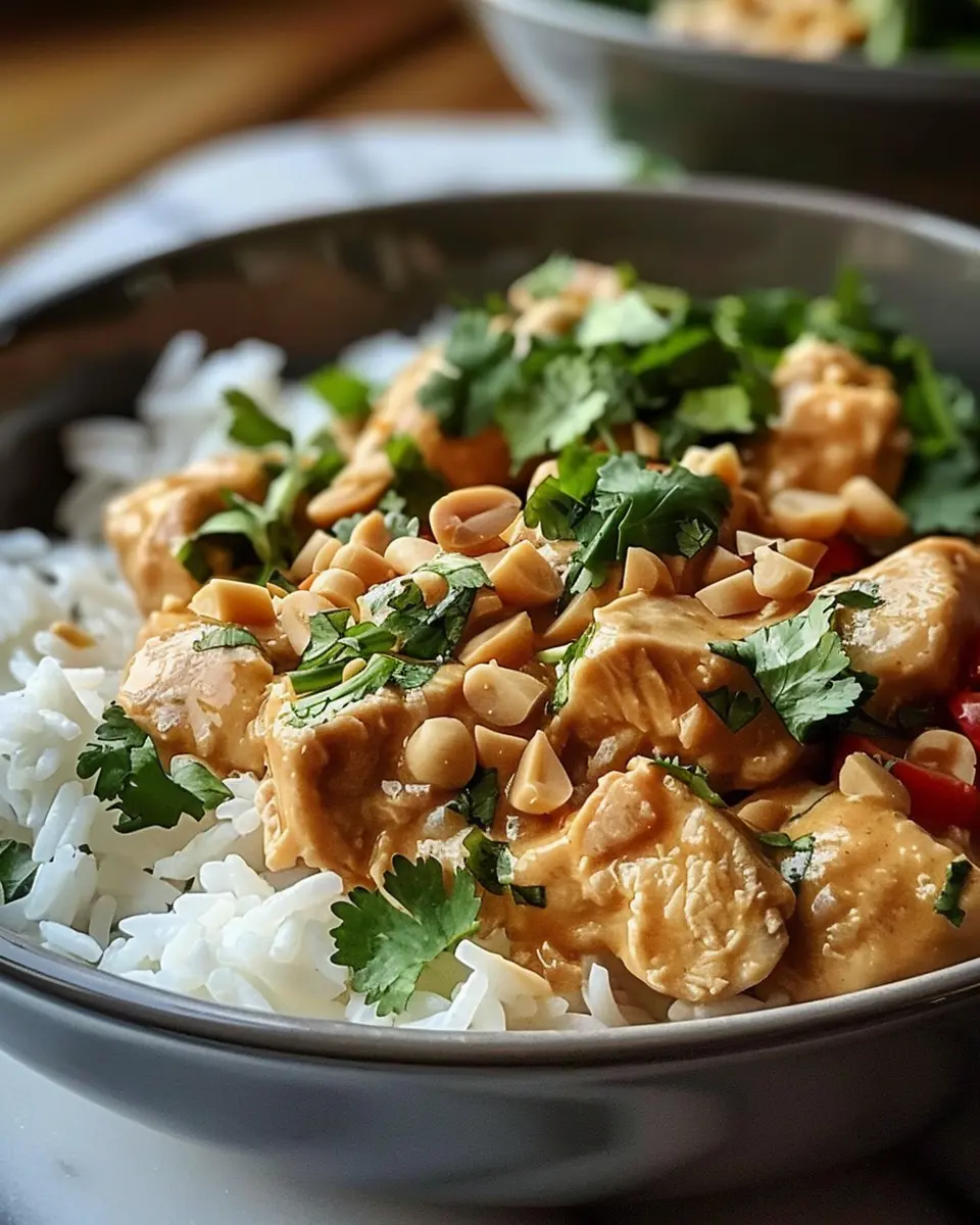 Irresistible Thai Peanut Chicken: Easy Recipe for Home Cooks