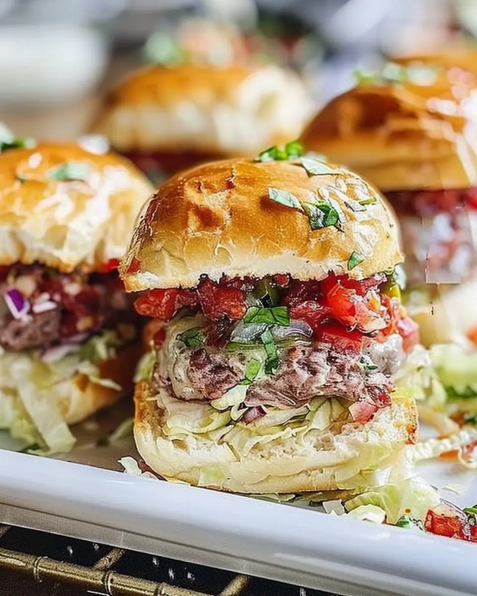 Italian Grinder Sliders: Juicy Turkey Bacon &amp; Chicken Ham Delight