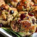 Cranberry & Turkey Stuffing Balls