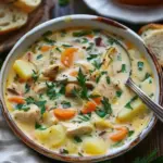 Creamy Potato Soup with Chicken