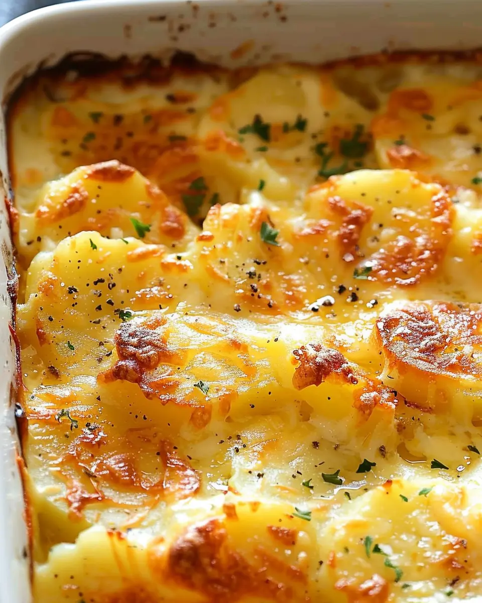 Gordon Ramsay Scalloped Potatoes Recipe with Turkey Bacon Delight