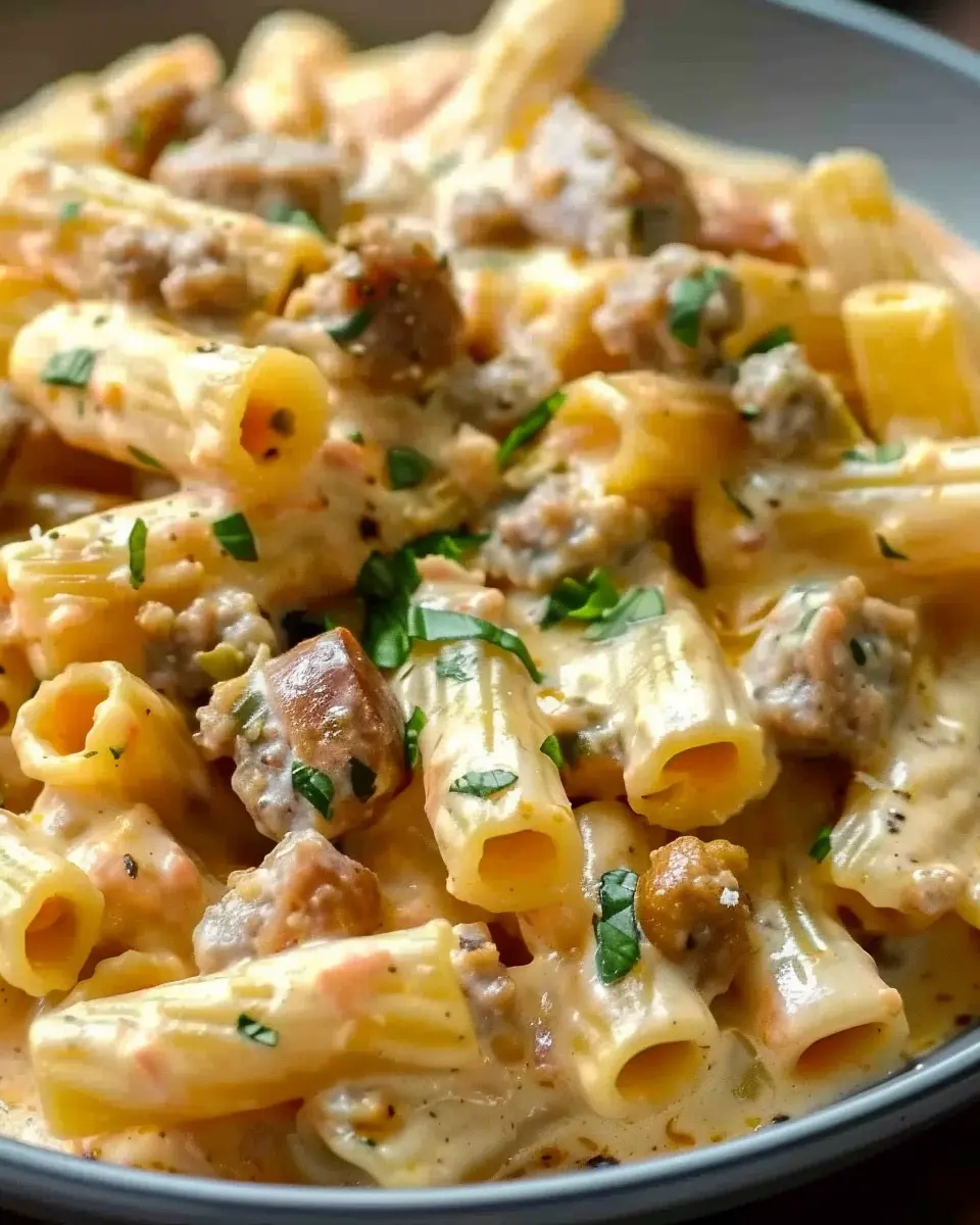 Creamy Italian Sausage Rigatoni: A Cozy Indulgence for Dinner