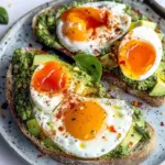 Jammy Egg, Avocado & Pesto Toast