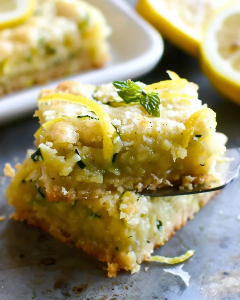 Lemon Zucchini Bars: Easy &amp; Delicious for Your Next Treat