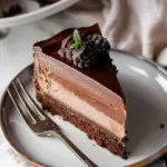 Triple Chocolate Mousse Cake