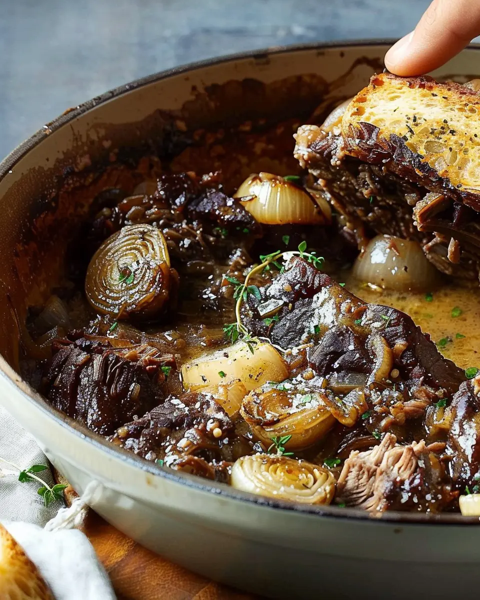French Onion Pot Roast: Indulgent Comfort Food for Home Chefs