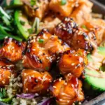 Crispy Bang Bang Salmon Bites Bowls