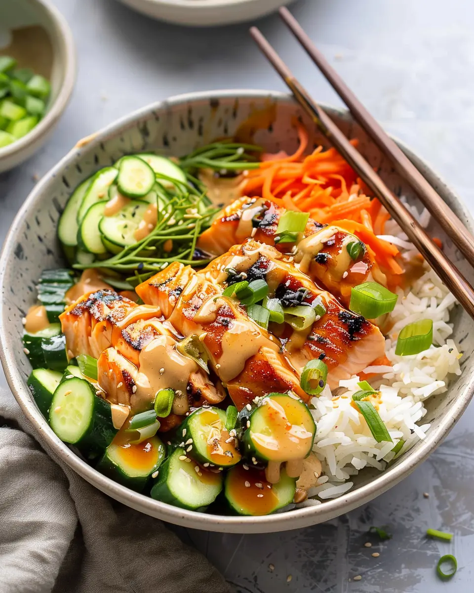 Easy Bang Bang Salmon Bowls: Delightful Homemade Flavor Awaits