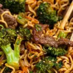 Beef and Broccoli Ramen Stir Fry
