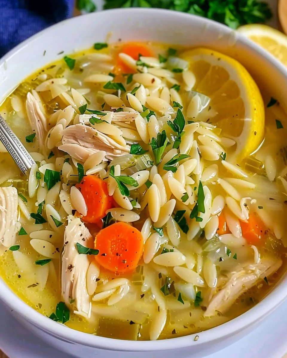 Lemon Chicken Orzo Soup: Easy Comfort Food for Cozy Nights