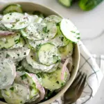 Creamy Cucumber Salad