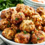 Rotel Cream Cheese Sausage Balls