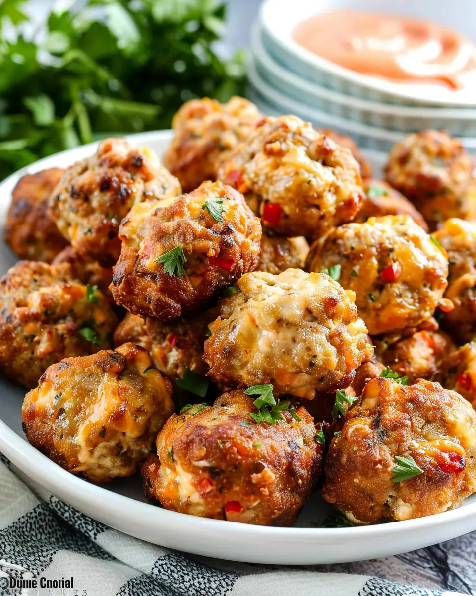 Rotel Cream Cheese Sausage Balls: Easy Turkey Bacon Delight