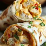 Quick Cheesy Chicken Wrap