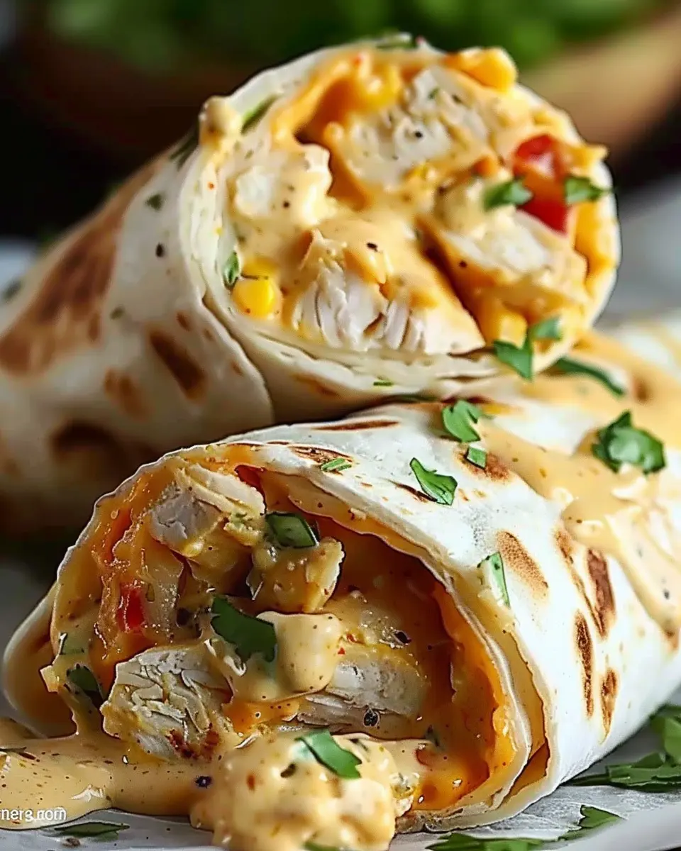 Quick Cheesy Chicken Wrap: An Easy Twist with Turkey Bacon