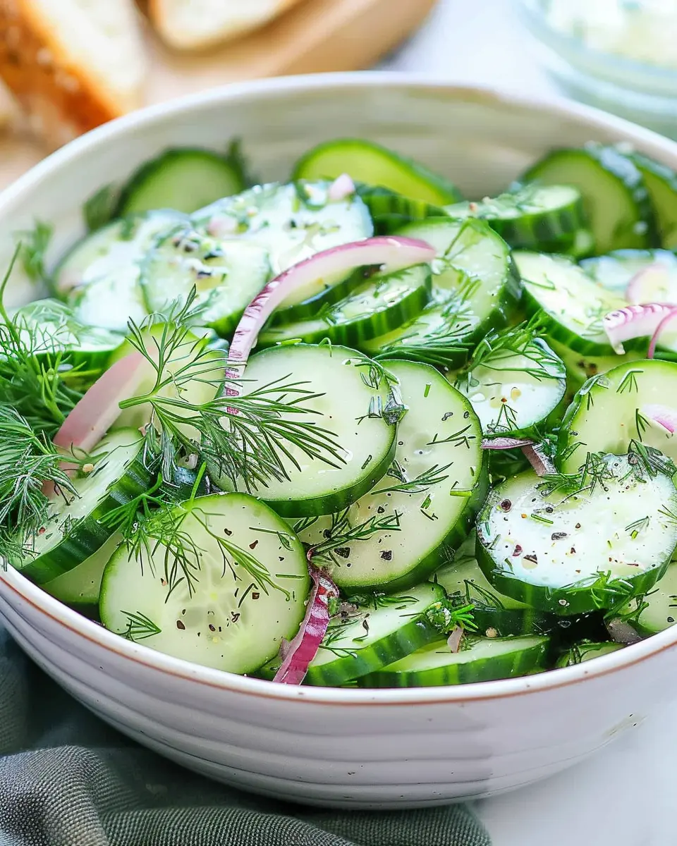 Cucumber Dill Salad: Refreshing and Easy Recipe for Everyone