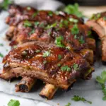Easy Crockpot Honey Garlic Soy Spareribs