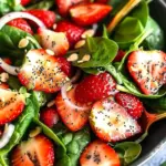 Strawberry Spinach Salad with Poppy Seed Dressing