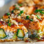Salmon Sushi Bake