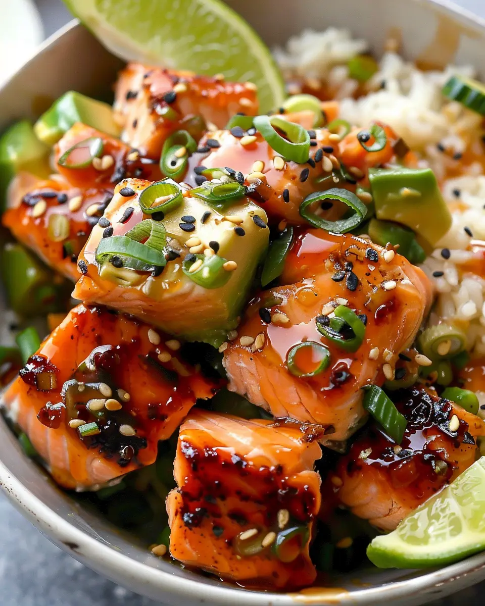 Honey Glazed Salmon Bowl Recipe: Easy, Healthy Dinner Delight