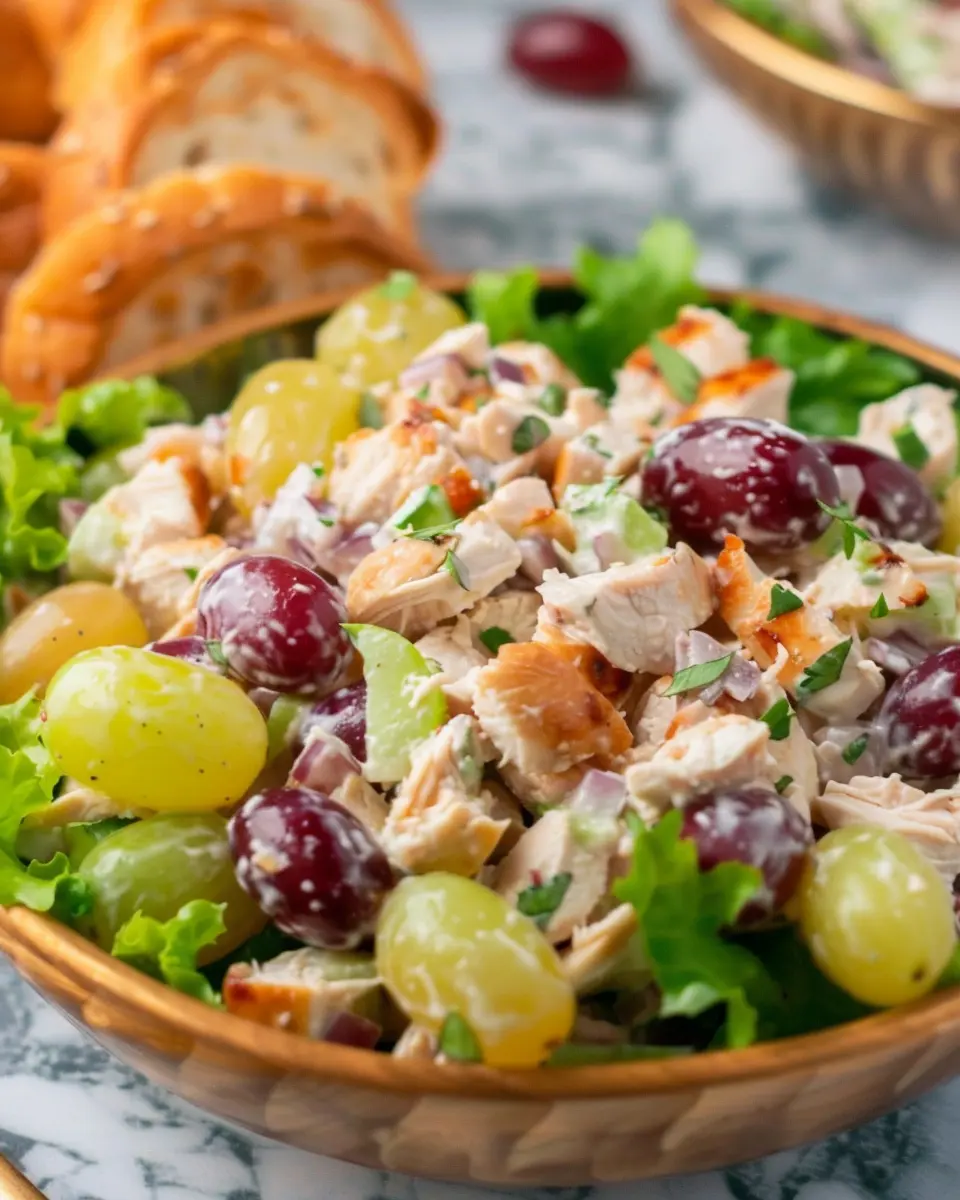 Chicken Salad With Grapes: Easy Recipe for a Fresh Twist