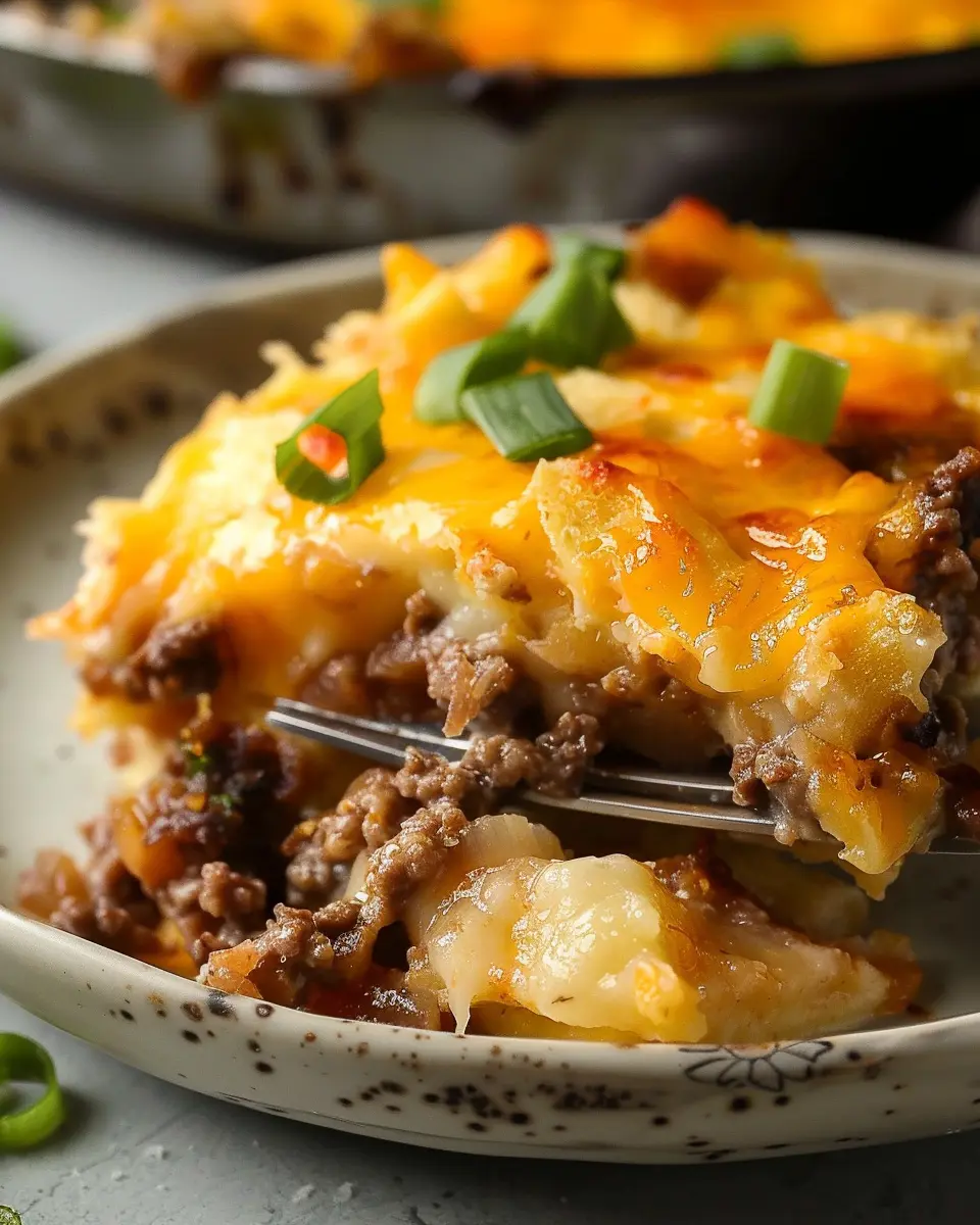 Easy Hobo Casserole: A Deliciously Hearty Twist with Turkey Bacon and Chicken Ham