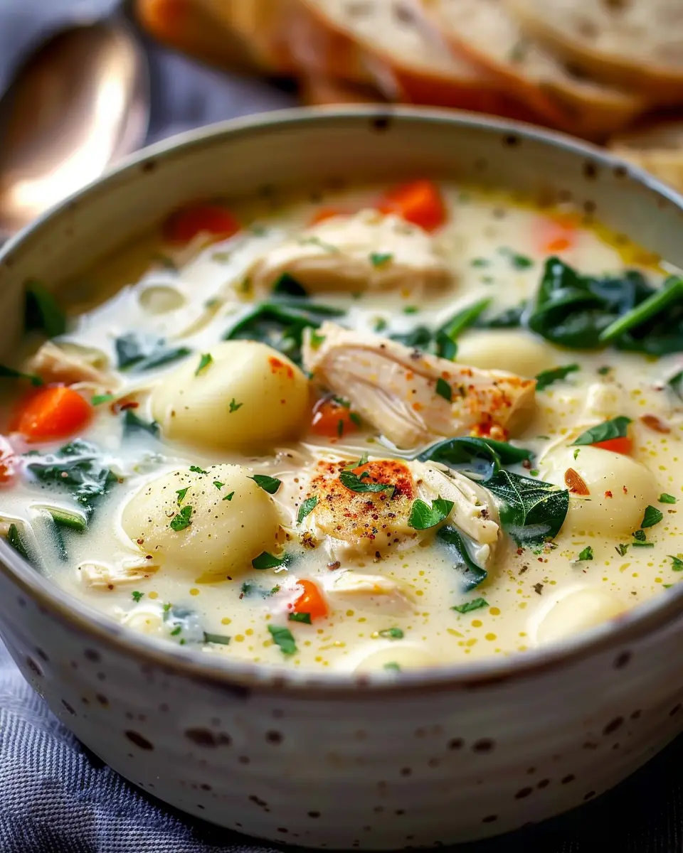 Olive Garden Chicken Gnocchi Soup Recipe: Easy Comfort Food Delight