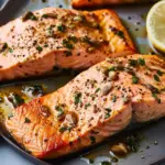 Salmon With Anchovy-Garlic Butter