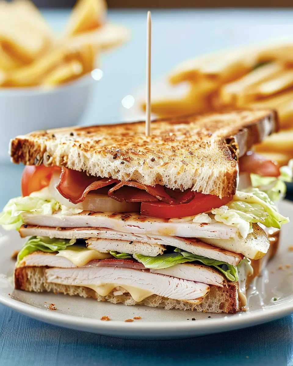 Classic turkey club sandwich: the best twist on a timeless favorite