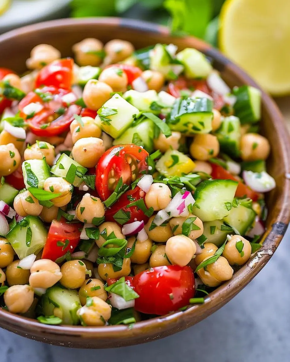 Chickpea Salad Recipe: Easy &amp; Flavorful Twist on Tradition