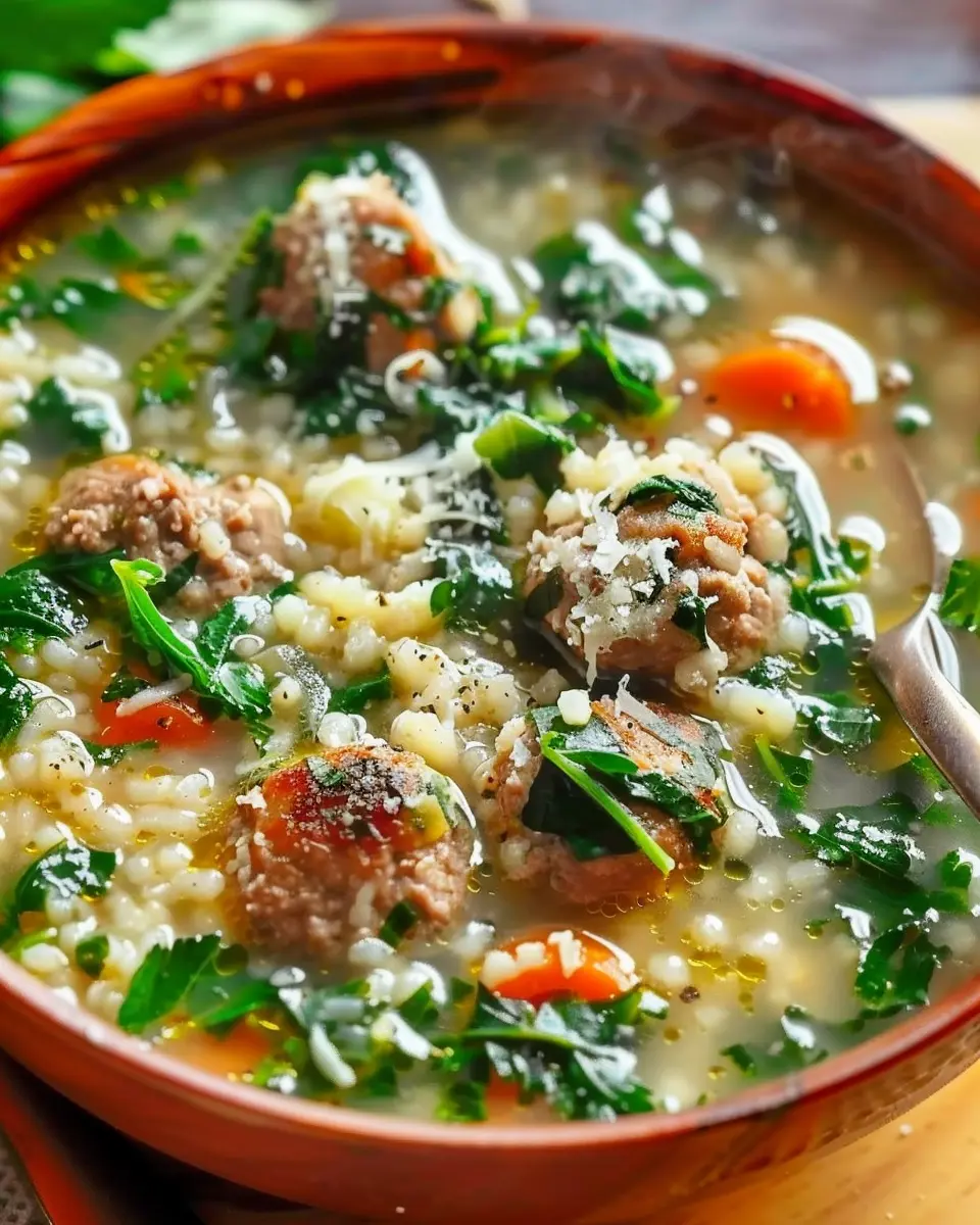 Italian Wedding Soup: A Warm and Wholesome Delight with Turkey Bacon