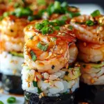 SPICY SHRIMP SUSHI STACKS