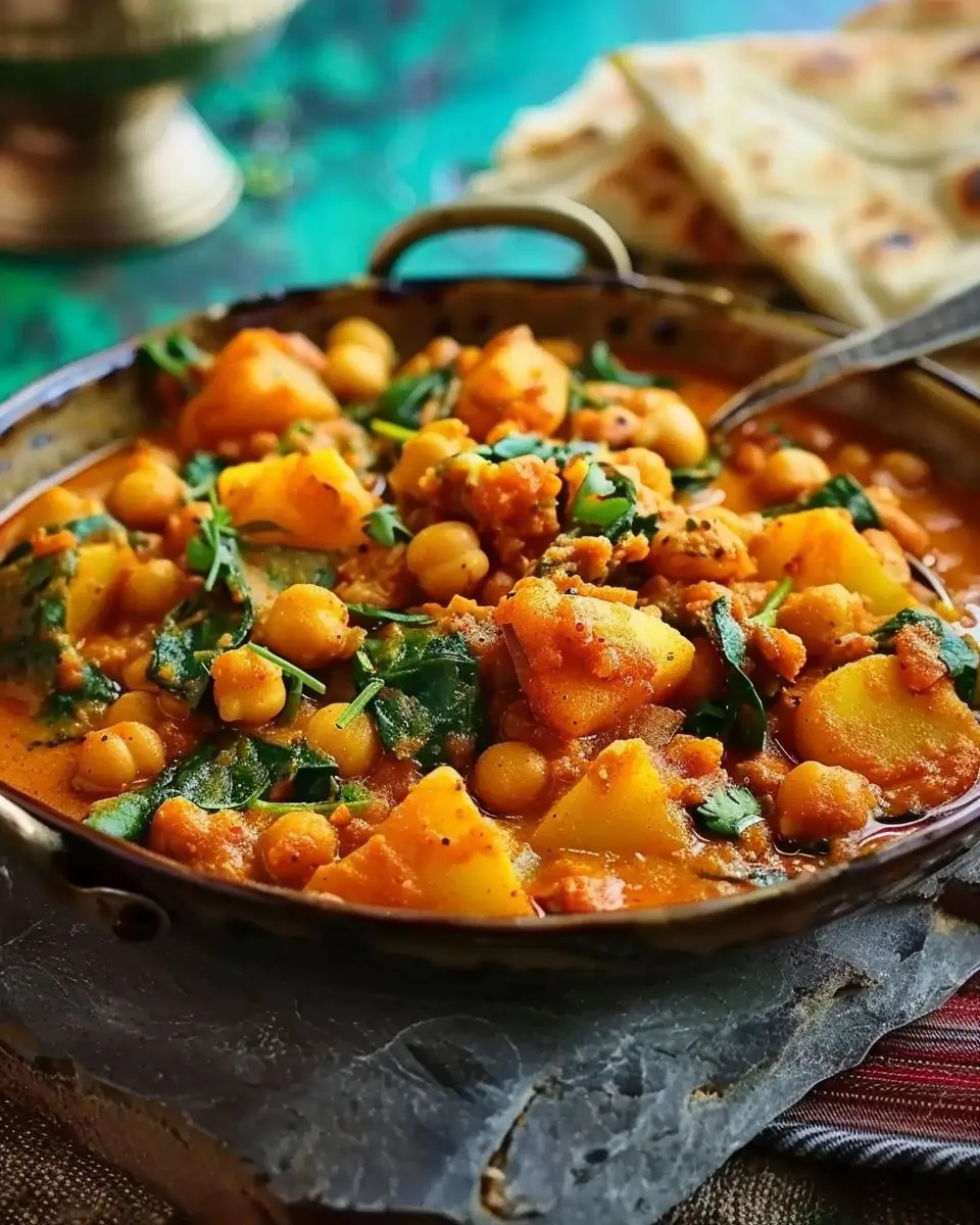 Spinach Chickpea Potato Curry: The Best Comfort Food Recipe