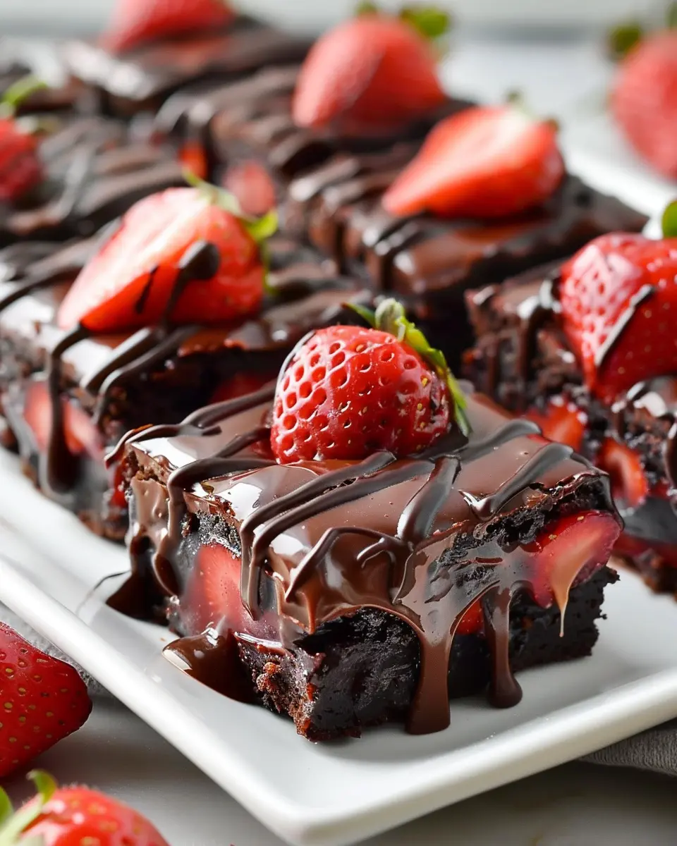 Chocolate Covered Strawberry Brownies: Easy Indulgence at Home