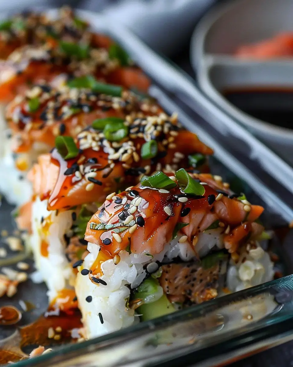 Easy Salmon Sushi Bake: A Joyful Twist on a Classic Comfort Dish