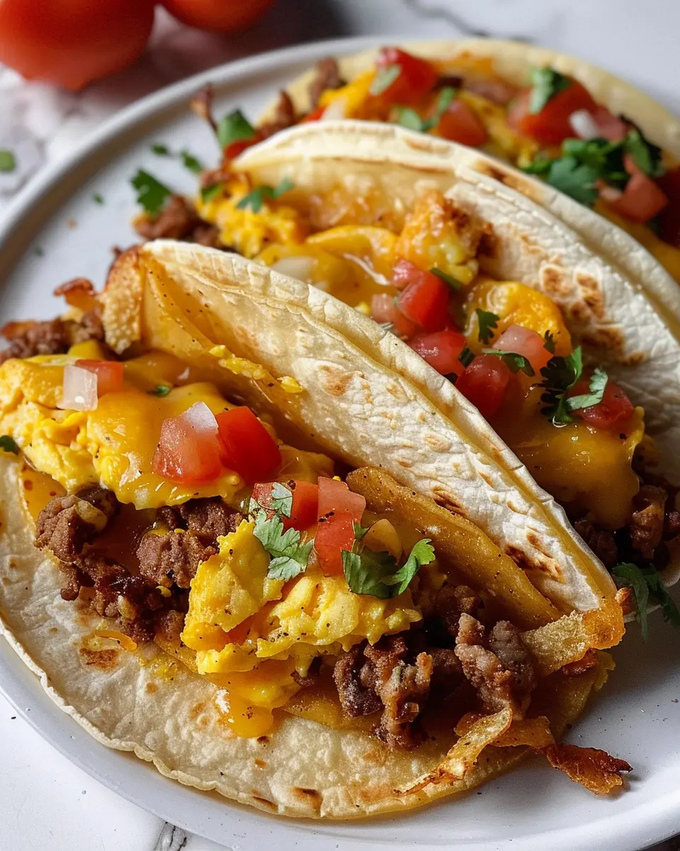 Easy Baked Breakfast Tacos with Turkey Bacon: A Delicious Start