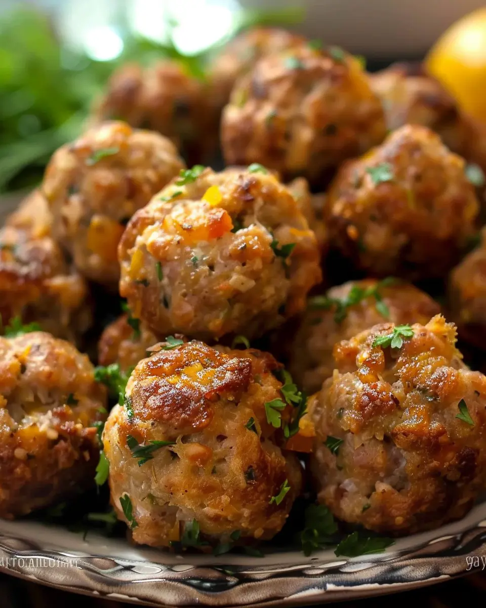 Original Sausage Balls: Easy Beef &amp; Turkey Bacon Delight