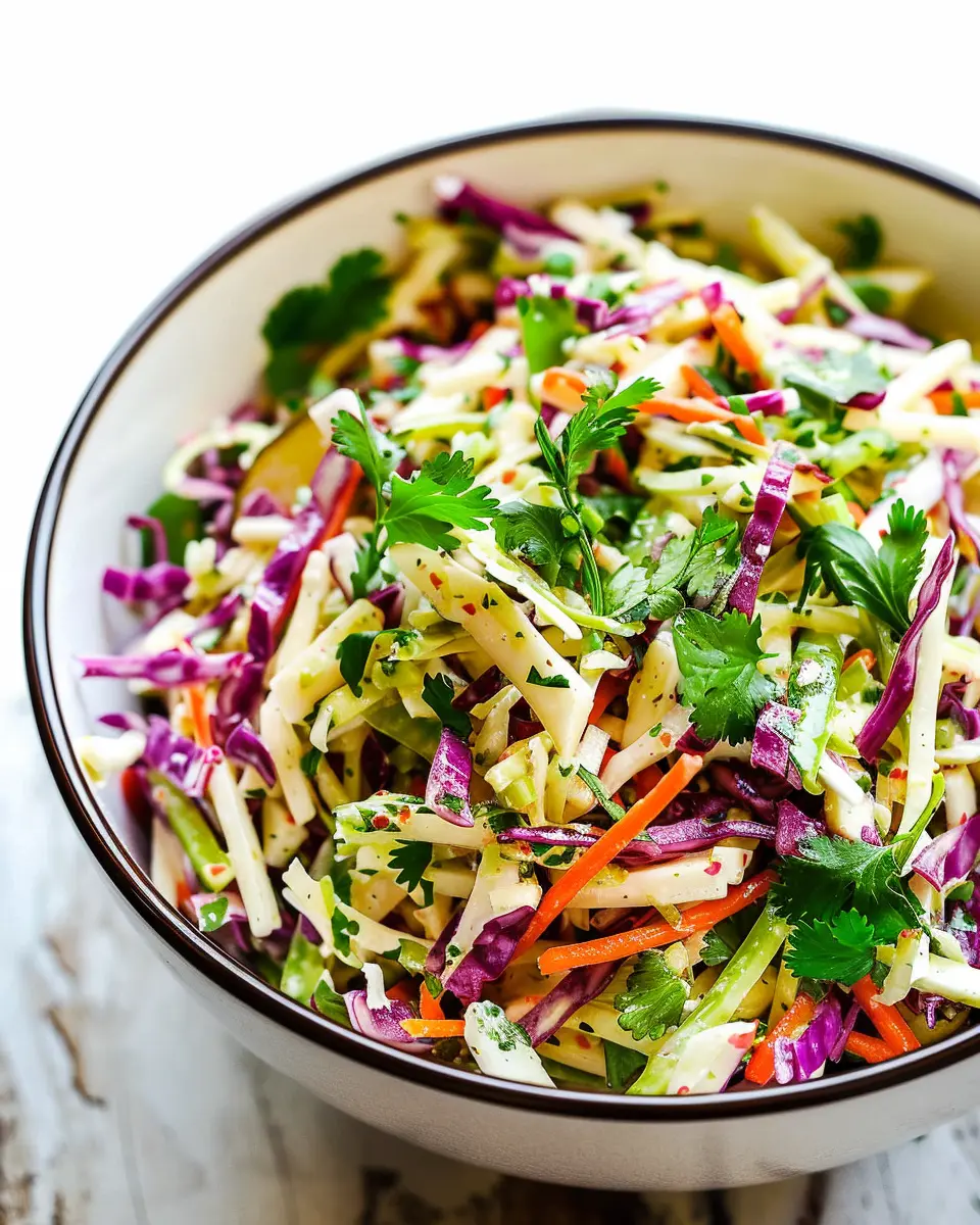 Cilantro Lime Slaw: The Easy Best Side for Turkey Bacon Tacos